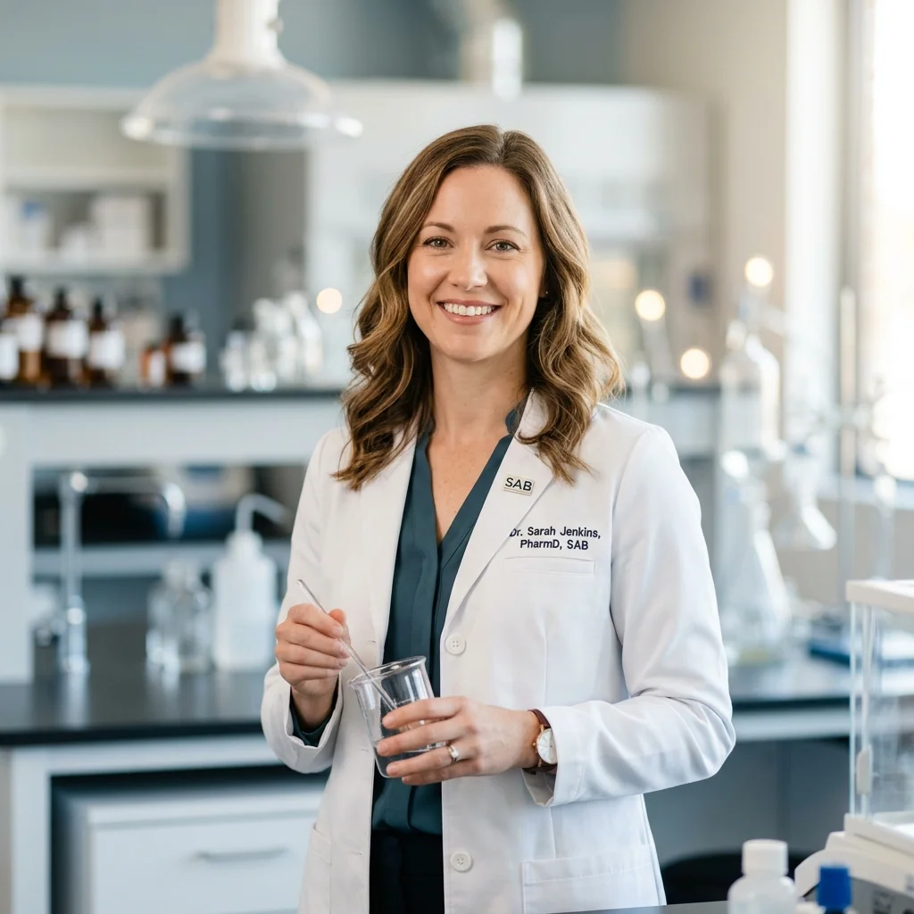 Dr. Sarah Jenkins, PharmD, SAB